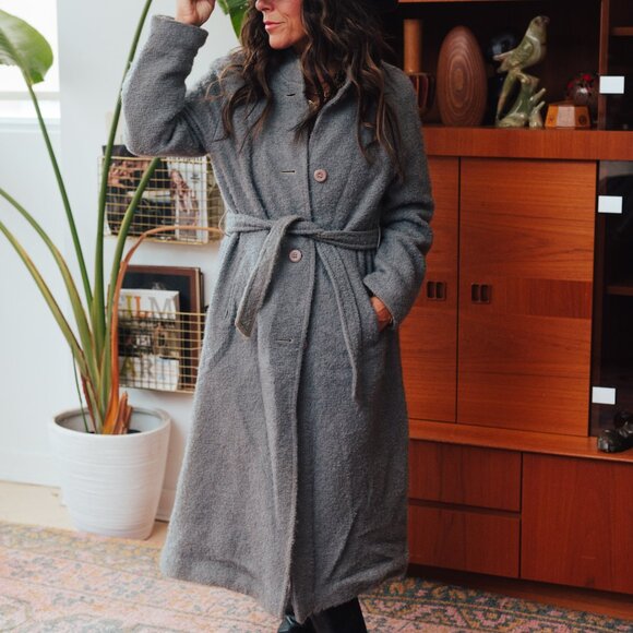 Vintage Wool Wrap Coat by Niccolini - Picture 1 of 10